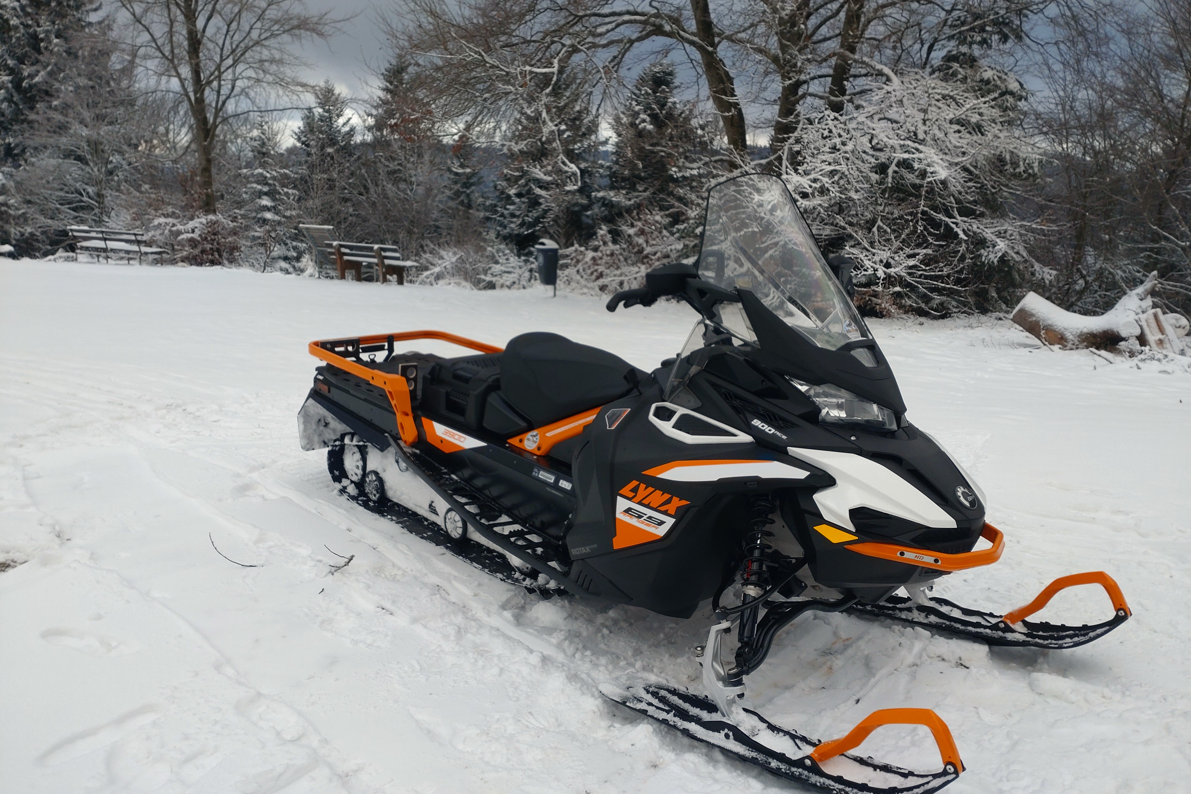 Das neue Schneemobil